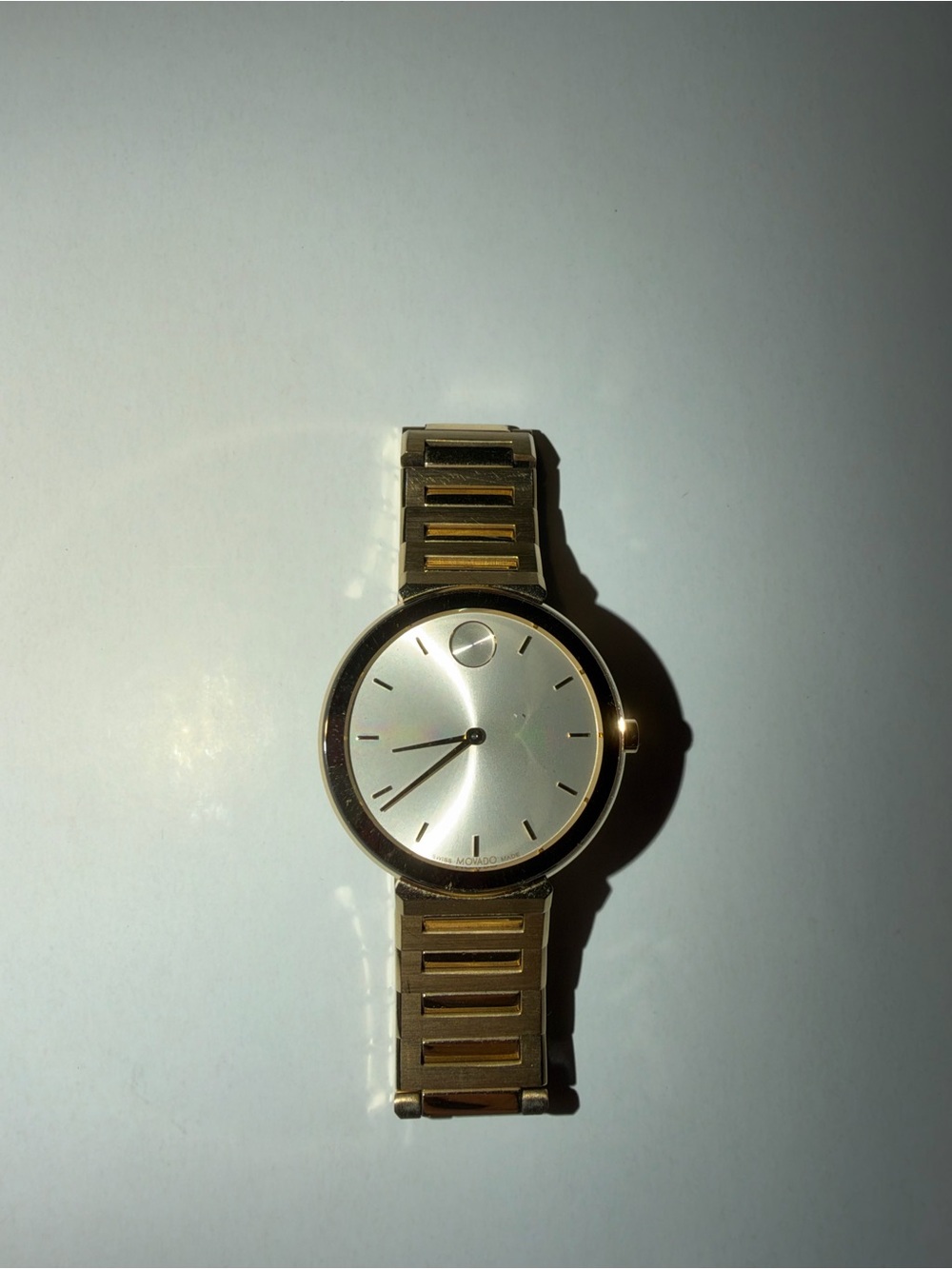 Movado Gold-Tone Minimalist Bracelet Watch